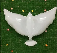 Boda helio inflable globos blancos biodegradables para decoración de bodas palomas en forma de globos kd1
