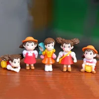 PVC mignon anime figurine décorations de jardin dessin animé Hayao miyazaki film miniatures DIY Fairy Jardin Terrarium Micro Paysage Décoration Kids Noël cadeau de Noël
