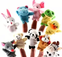 2017 palec lalki palec zwierzęta zabawki śliczne kreskówki zabawki dla dzieci faszerowane zwierzęta zabawki hurtownie