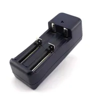 Cargador de batería de Nanfu Li-ion Cargador de ranura dual para 18650 10440 16340 14500 26650 Baterías