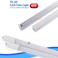 T5 LED Tube Light 4ft 2ft T5 Fluorescencyjne LED G5 LED 9 W 15W 18W 22W 4 stóp zintegrowane lampy LED AC85-265V