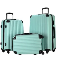 I bagagli di rotolamento dell'ABS del carrello del filatore leggero da 28 pollici a 24 pollici leggeri da 20 pollici regolano le valigie della scuola delle borse di viaggio