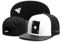 Cayler Sons L'Ace of Spads Cuir Snapback Caps Casquettes Nouvelle Qualité Unisexe Fashion Brand Man Hip Hop Visière Snapback Hip-Hop Hats Hats Gorras