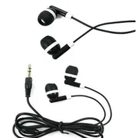 Universale più economico 100PCS / LOT Nero In-Ear Auricolari Auricolare per Smart Phone, Cuffie per telefoni cellulari MP3 MP4 3.5mm Audio