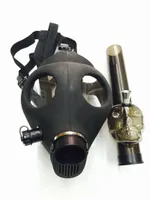 Silicon Mash Creative Acrylic Hookah Smoking Pipes Gas Mask Pipes Bongs for Dry Herb Shisha Pipe