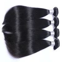 染める卸売安価なレミー人間の髪の伸びのまっすぐな髪の織りブラジルのマレーシアのペルーのインド人間の処女の髪の束