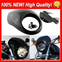 Faro universale Fronte Plastica Front Visor Carening Cool Mask Bellone per 883 XL1200 Dyna Sportster FX XL Moto Car Styling Styling