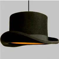Moderne stijl kroonluchters lamp Jeeves wooster top hoed originele pluis