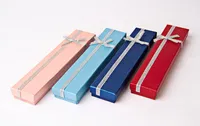 4 * 21 * 2.5cm Bracelet Watch Gift Boxes Jewelry Display Box Multicolor optional, one color 12 piece / pack