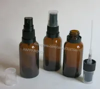Aceite de cristal ambarino de 360 ​​x 30ml con el atomizador plástico evidente del pisón, botella del perfume de 30 cc