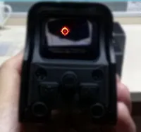 Picatinny 20mm raylı Taktik riflescope 552 Holografik görme Airsoft Red Dot Kapsam Refleks görüş monte