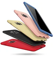 Samsungのための高品質の高級360度の完全電話箱注9 S6 S7 Edge S8 Plus Note 7強化ガラス全体のカバー