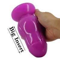 Big Anal Plug Dildo Ass Massage Vagina Masturbacja Butt Plug Stymulacja Anal Sex Zabawki Dla Kobiet Pary Flirtuje Produkt dla dorosłych