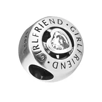 Pandulaso Girlfriend Charm Button Kralen Past Pandora Charms Armbanden Vrouw DIY Kralen Voor Sieraden Maken Authentiek 925 Sterling Zilver