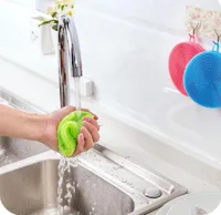 Magic Silicone Dish Bol brosses de nettoyage tampon à récurer casserole brosses de nettoyage Cleaner cuisine