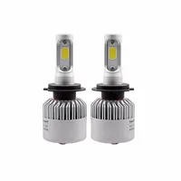 S2 9007 / HB5 Ampoules de phare LED de voiture à LED 8000LM COB HI-LO Beam Kit de lumière d'automobile Livraison gratuite