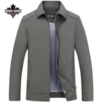 도매 - 봄 남성 비즈니스 자켓 2017 가을 남자 재킷 캐주얼 지퍼 턴 다운 칼라 편안한 얇은 남자 자켓 코트 겉옷