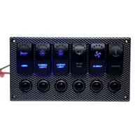 6 interruptor de láser de pandillas grabado 2 circuito de balancín led de circuito balancín