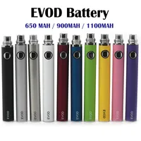 Evod Batteri 650MAH 900MAH 1100MAH Elektroniska cigaretter Batterier för MT3 Atomizer CE4 CE 5 CE6 Cigarette Ego T Kit