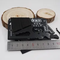 2017 neue Multi 14 Funktionen SOS Mini Tragbare Taschenmesser Credit Saber Card Tool Outdoor Survival Messer Camping EDC Werkzeuge Kostenloser Versand
