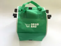 あなたのカートにクリップする新しいグラブバッグの再利用可能な敵児の買い物袋エコショッピングトート