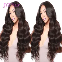 Lace Front Wig Natural color Loose Wave Brazilian Malaysian Virgin Human Hair Full Lace Wig Unprocessed Cheap Price For Selling