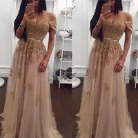 New Lace Applique Evening Dress Vintage Cheap A-line Tulle Long Backless Formal Prom Party Gown Custom Made Plus Size