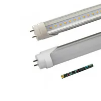 Wysokiej jakości T8 LED Light Lights 4ft 18 W 22W LED fluorescencyjne rury żarówki Ciepłe naturalne fajne białe AC85-265V