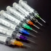 30pcs 5ml Industrial Syringes with plastic Mixed size Blunt Tip Fill Dispensing Needle :14G,15G,16G,18G,19G,20G,21G,22G,23G,25G