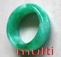 NEW BEST Großhandel grüner Jade-Ring Verschiffen frei edlen Schmuck Ring Burma Jade Ring