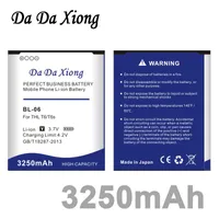 Da Da Xiong 3250 mAh BL-06 / BL 06 THL T6s T6 Pro T6C için Pil