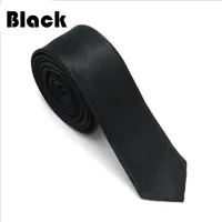 남성용 좁은 검은 색 넥타이 3.5cm 캐주얼 화살표 스키니 레드 넥타이 패션 맨 액세서리 파티 정장 넥타이의 남성용 단순함