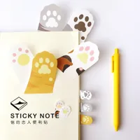 Wholesale- 6 pcs/Lot Meow Kawaii cat claw sticky notes adhesive sticker Post memo pad Stationery Office accessories School supplies 6107