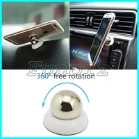 360 Rotary Magnet Soporte para coche para iPhone Accesorios GPS Cuna Kit para Samsung Soporte de pantalla Soporte magnético inteligente para teléfono móvil Soportes para coche