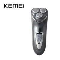 Máquina de afeitar eléctrica recargable con cabeza flotante 3D KEMEI KM-890 para hombres Nariz Barba Trimmer Afeitadora Barbeador Rasoir Electrique