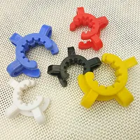 Cheap 14mm 19mm joint size Plastic Keck Clip Color Plastic Keck Laboratory Lab Clamp Clip for Glass Bong Glass adapter Nectar Collector