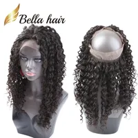 360 кружева фронтальные бразильские девственные волосы 22 * ​​4 * 2 кружевные фронтальные замыкания кружевной полосы закрывают волосы Bella