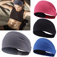 Vrouwen mannen volwassen brede sport zweet zweetband hoofdband ademende sport running yoga gym stretch haarband accessoires