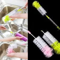 Cabo longo escova de limpeza frasco de lavagem magro flexível limpeza para Vacuum copo de vidro Household Cleaning Brush Tool