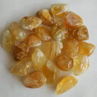 50 г Натуральный оригинальный желтый кристалл натуральный цитрин полированный гравий образец DIY материалы камень и минеральный камень