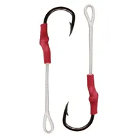 50pcs 10827 Jig Assist Fishing Hooks Jigging Assist Bait Fishing Hook With PE Line Size 1/0-10/0