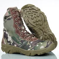 Outdoor Sport Army Herren Taktische Stiefel Camo Männliche Kampf Desert Schuhe Lederstiefel Enthusiasten Marine Schuhe