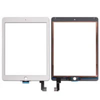 20pcs nuovo digitalizzatore del pannello di vetro touch screen per iPad Air 2 Balck e bianco Spedizione gratuita