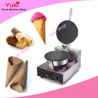 Commercial Ice Cream Waffle Cone Maker Egg Roll Machine Waffle Paper Maker Manual Ice Cream Cone Machine