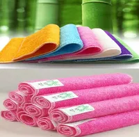 Bamboo Fibre Oil Wash Cloth Towel Kitchen Furniture Floor Wipe Car Multifunctional Big Dishcout Household
