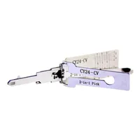 Lishi Sleutellezer Cy24-CV voor Chrysler Auto Lock Pick and Decoder Car Key Tool Locksmith Tools