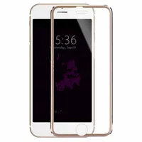 Voor iphone8 / 8plus gehard glas volledige dekking scherm beschermer ultradunne 3d gebogen rand titaniumlegering ontwerp voor iphone 7 / 7plus6 / 6plus / 5 / 5s