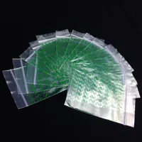 100 st 11,5x7,5 cm PE Transparent reseplastpåse presentförpackningspåsar för halsbandsmycken Små tydliga självtätningar