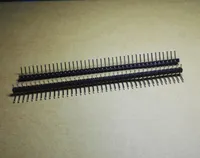 10 pcs 1x40 Pin 2.54mm Ângulo Direito Único Linha Masculino Pin Header Connector
