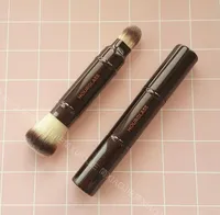 Hourglass Teleskopisk dubbelhöjd Makeup Borste Portable Loose Powder Blush Foundation Makeup Brush Reparation Kapacitet